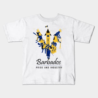 Barbados | Pride and Industry Kids T-Shirt